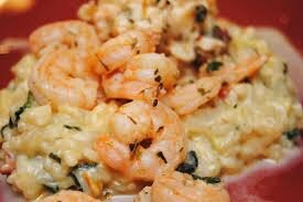 Risotto crevettes et curry