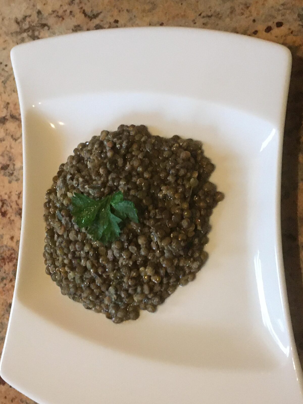 Risotto de lentilles