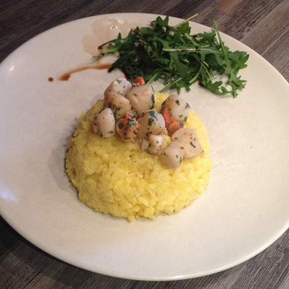 Risotto de St Jacques au safran