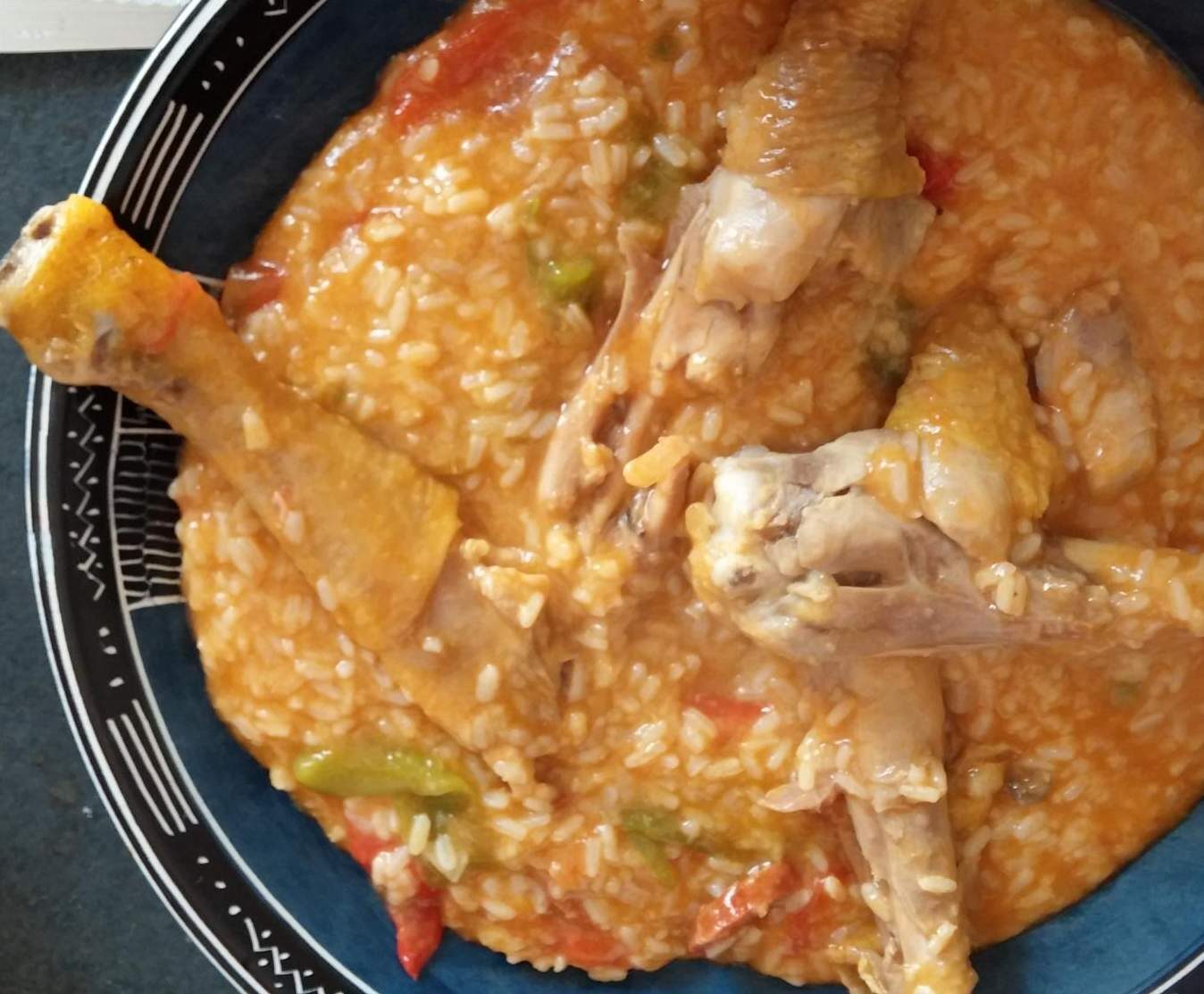 Risotto façon poulet basquaise