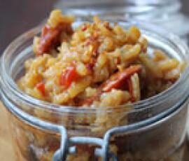 Risotto WW chorizo-potiron