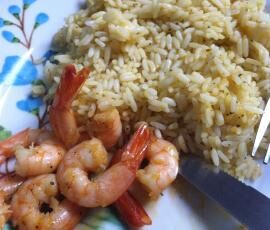 Riz aux crevettes