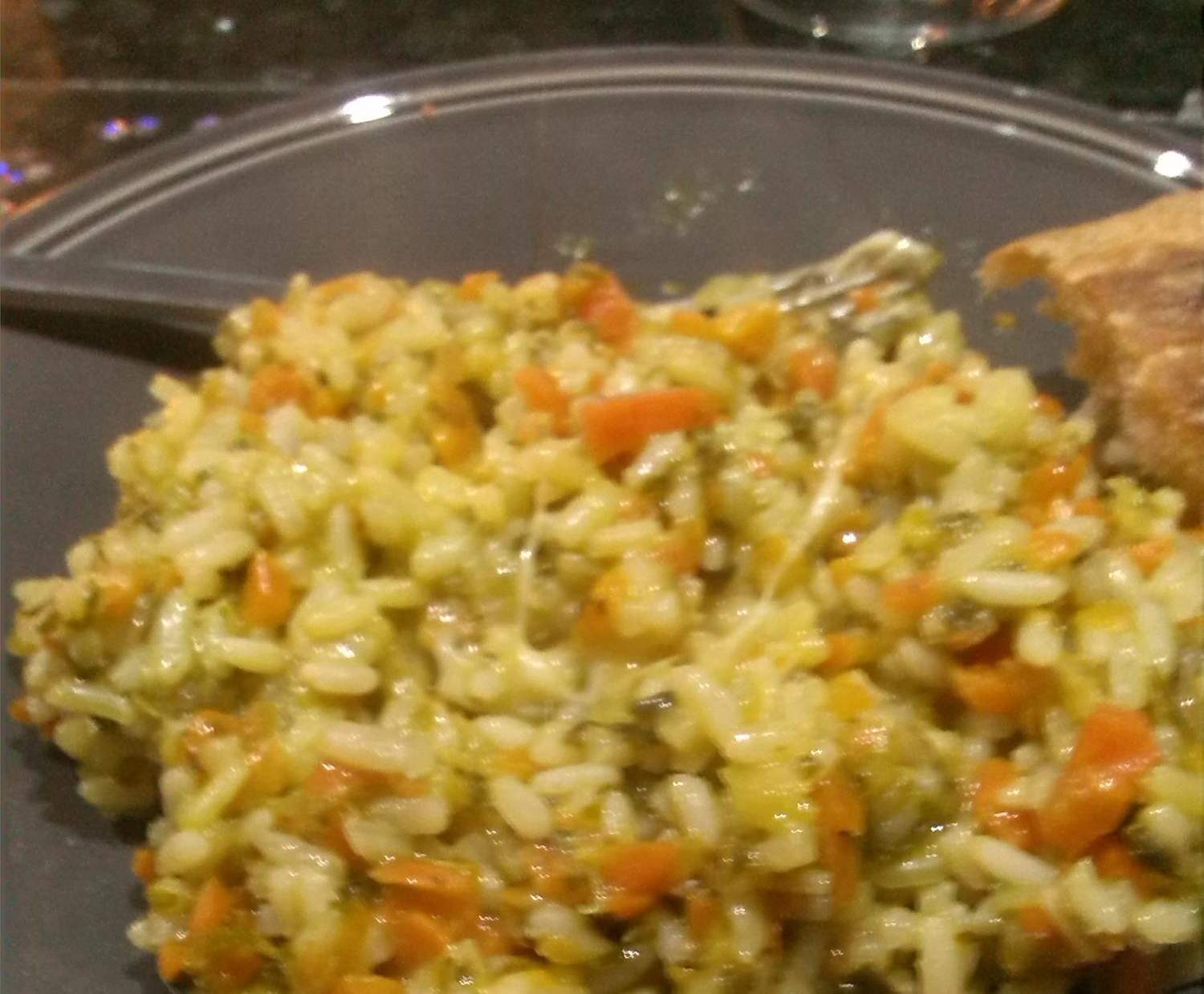 Rizotto aux fanes de radis