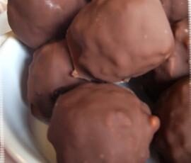 Rochers de Noël enrobés au lait