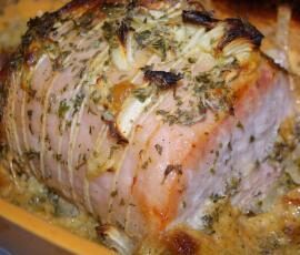 Rôti de porc au lait
