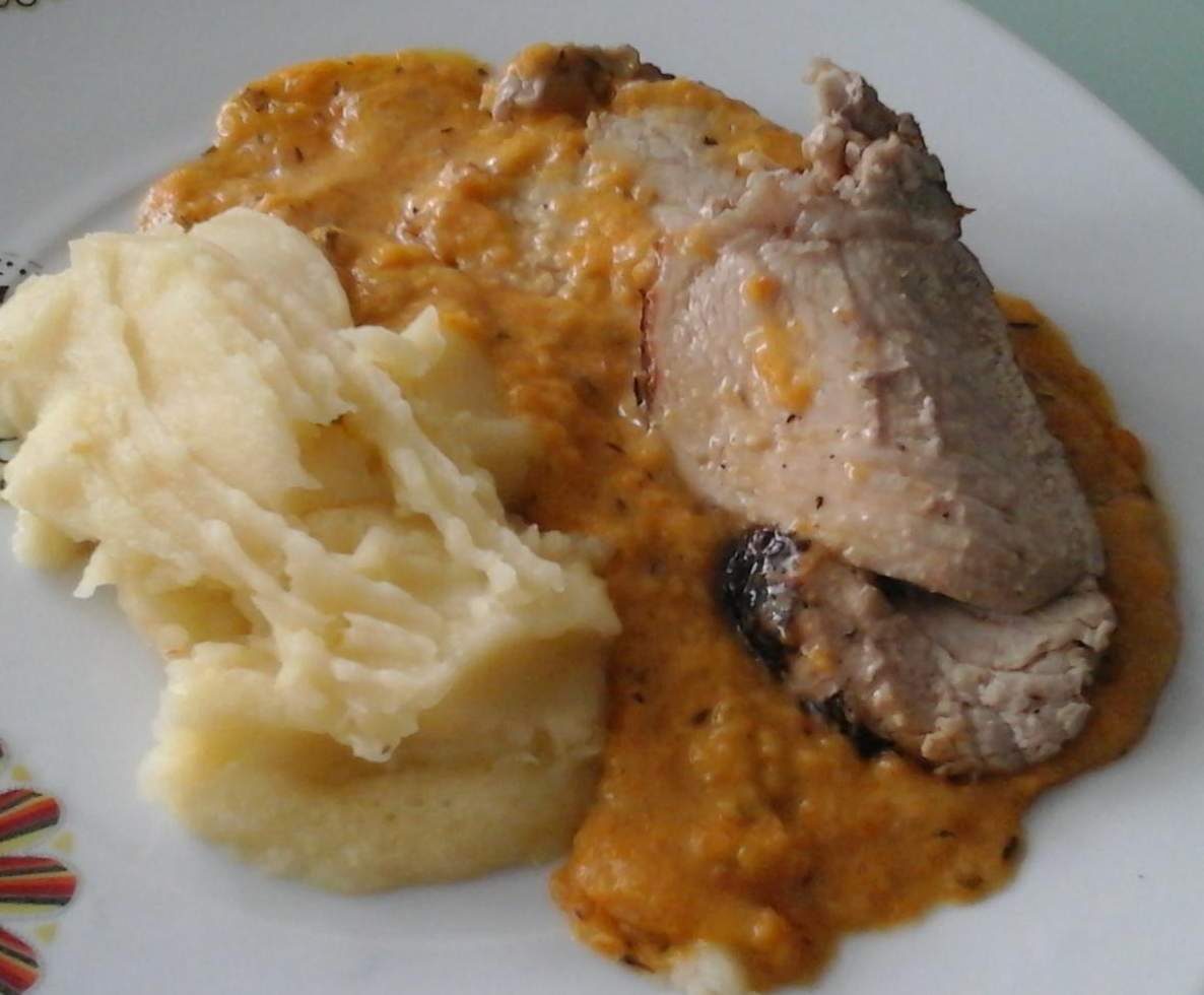 Rôti de veau sauce carottes