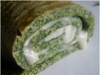 Roulé d’épinard au fromage de chèvre frais