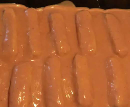 Rouleaux de jambon au comté et sauce aurore