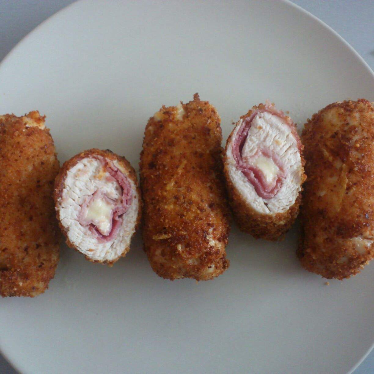 rouler de dinde motza façon cordon bleu