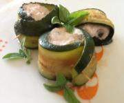 Roulés de courgettes