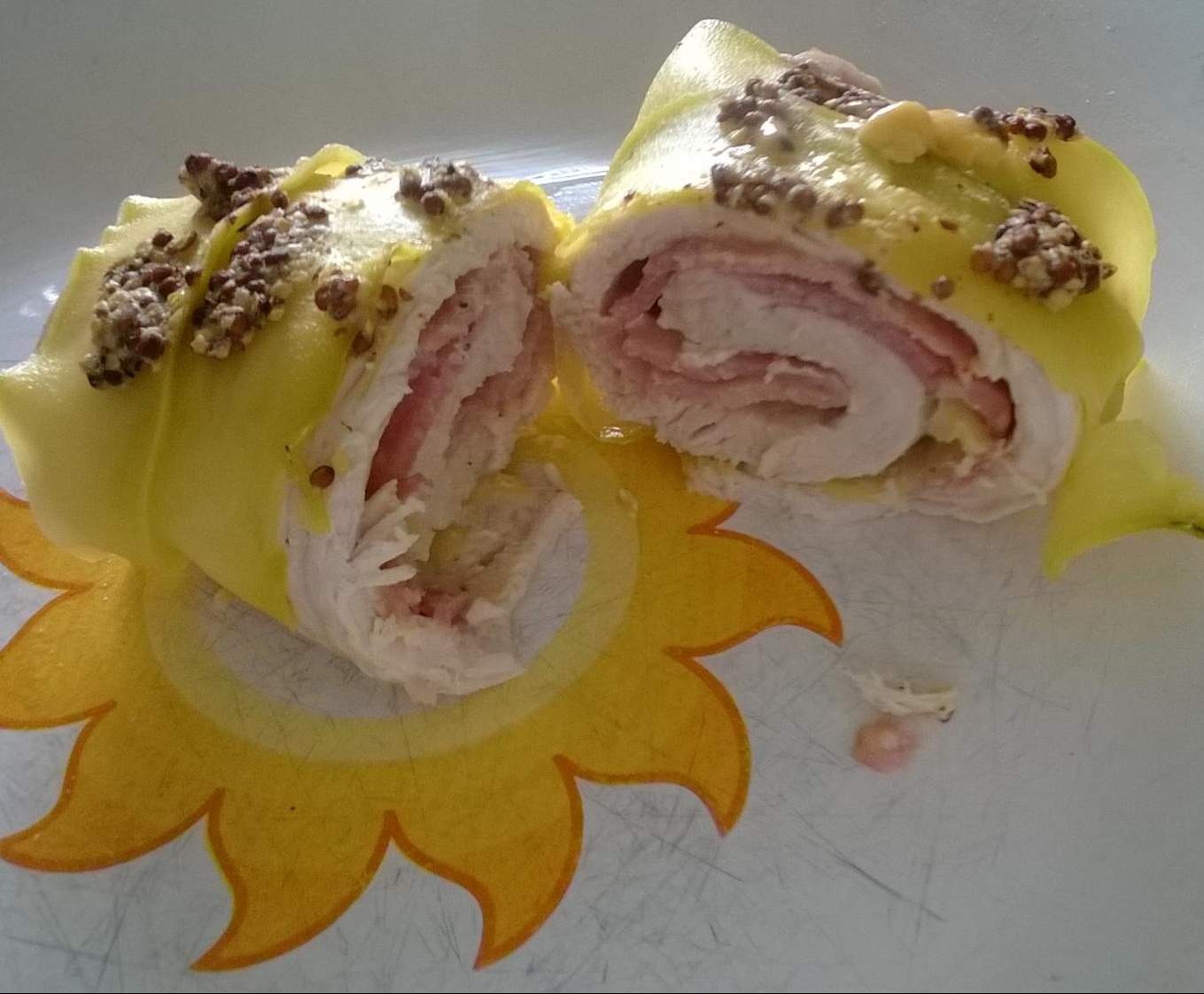 Roulés de dinde façon orloff