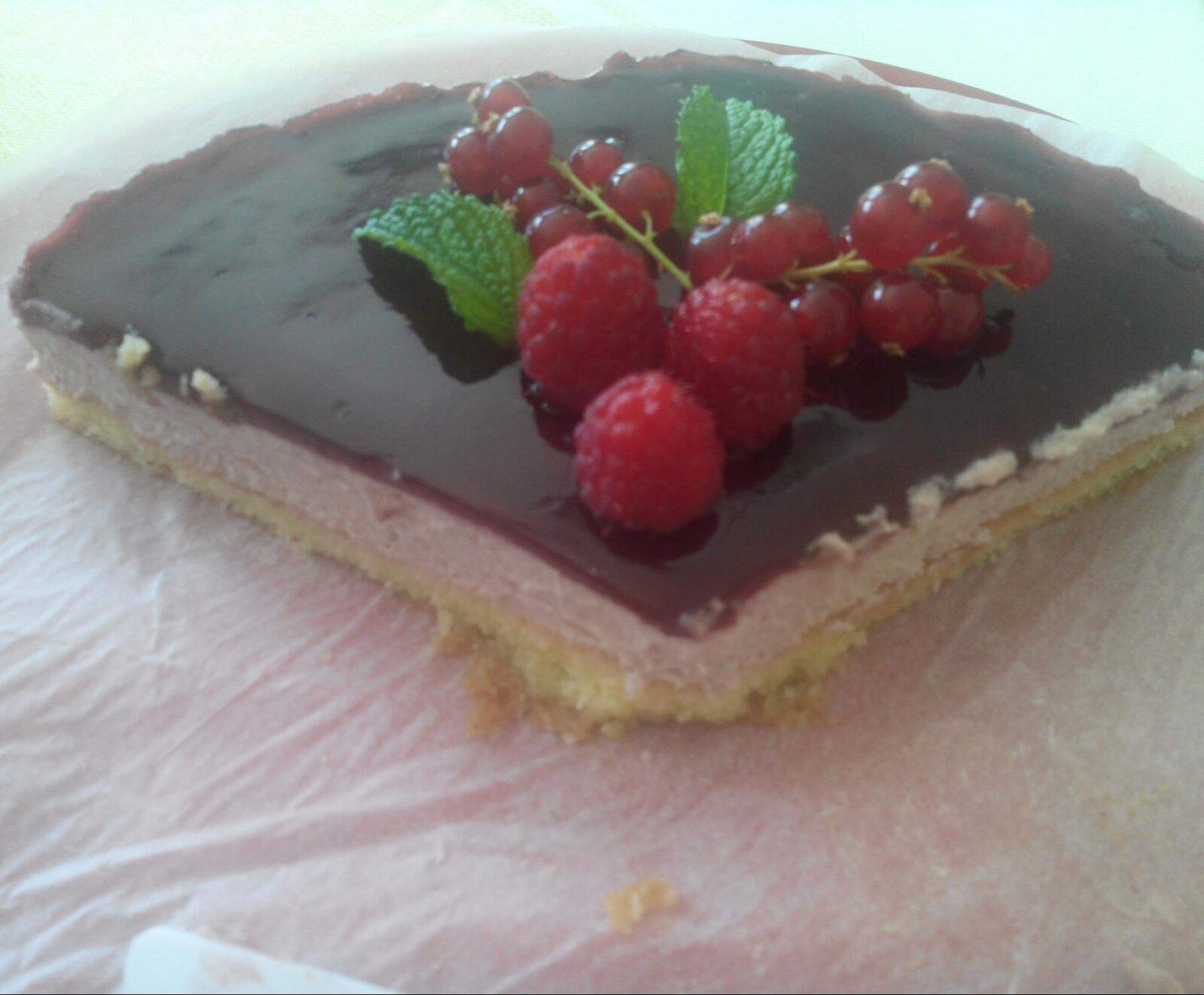 Royal à la mousse de mûre