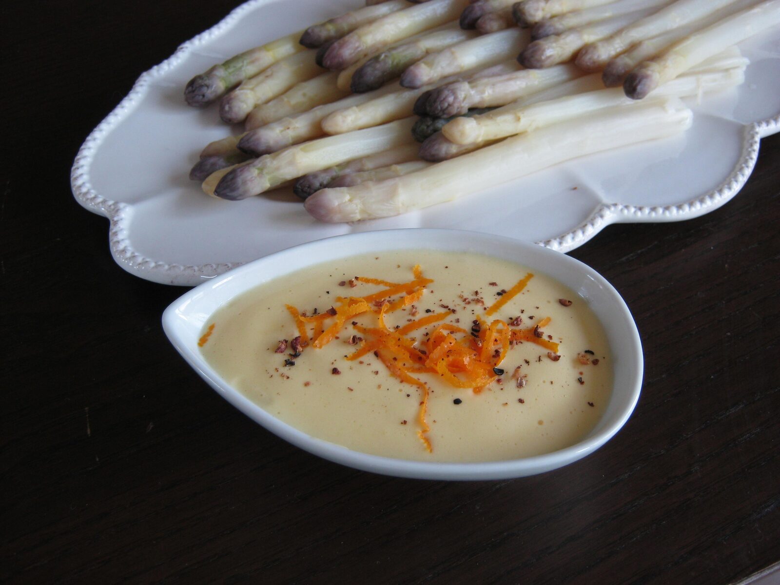 sabayon orange au poivre de seichuan pour asperges ou poisson