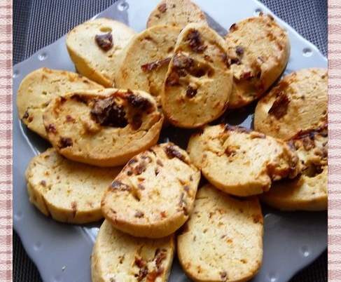 Sablés aux tomates séchées