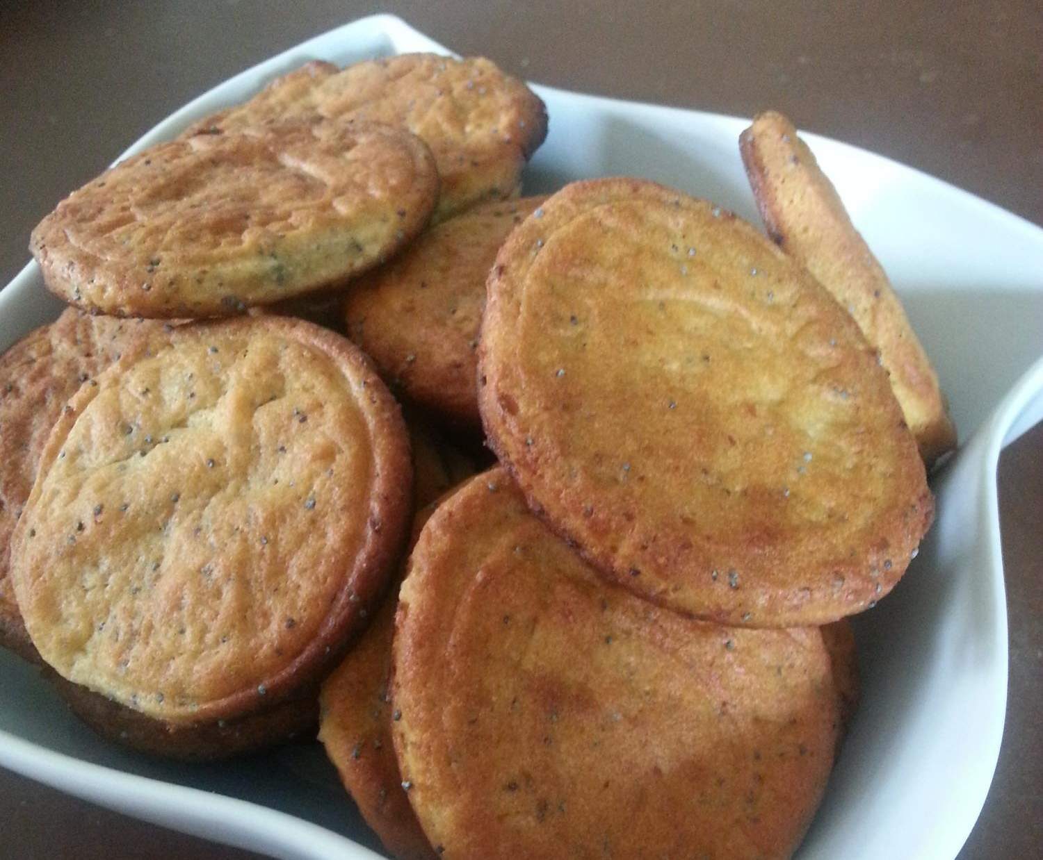 Sablés Chèvre miel et pavot