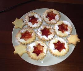 Sablés fourrés à la confiture et au Nut...