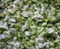 Salade de courgettes au chèvre et à la menthe