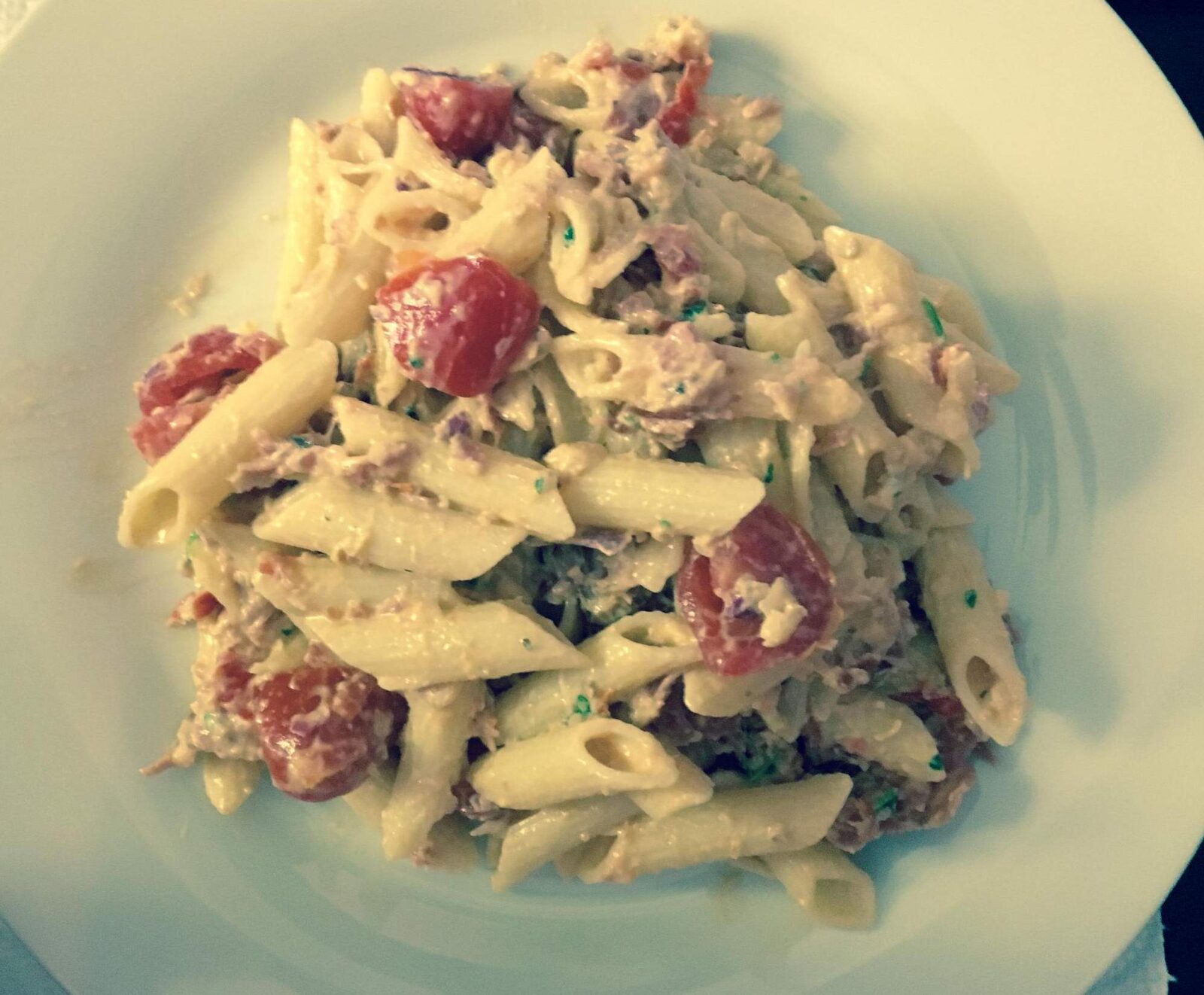 salade de pâtes au chèvre frais