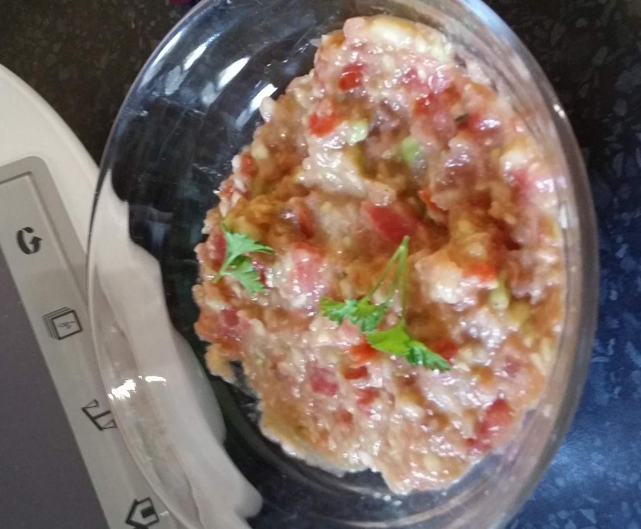 Salade fraîcheur courgettes tomates avocat