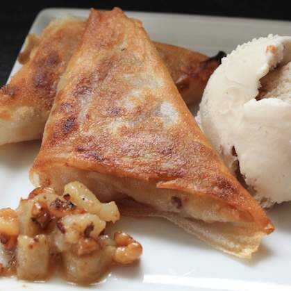 Samoussas poires noix