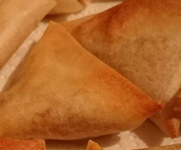 samoussas roquefort-jambon-pomme de terre