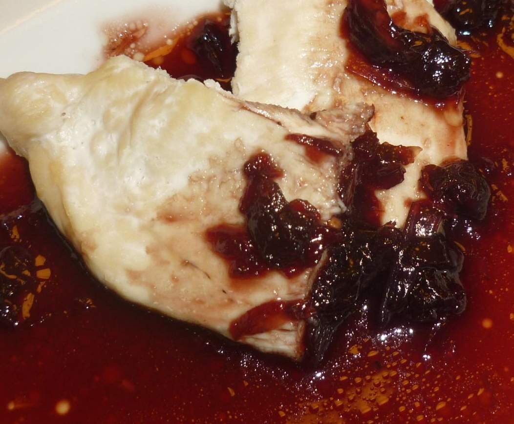 Sauce à la crème de cassis