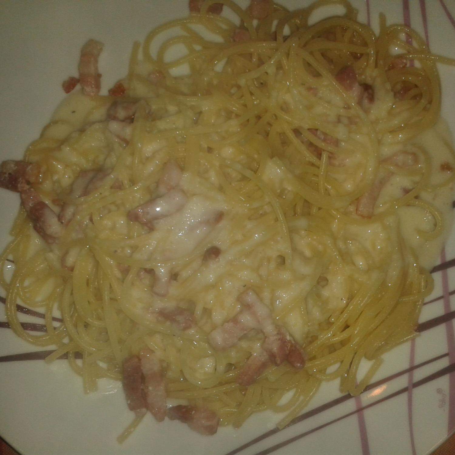 Sauce carbonara