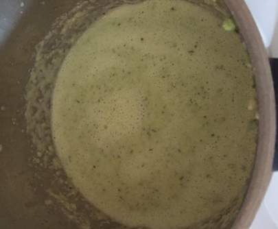 Sauce courgettes au parmesan