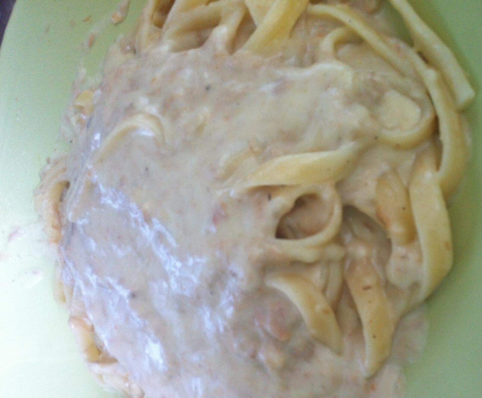 sauce crémeuse au thon pour les pâtes