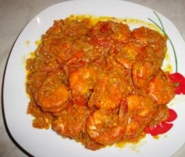 Sauce de gambas de l'île de la réunion