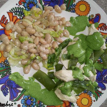 sauce verte au tahina de Donna Hay ( cuisine TV)