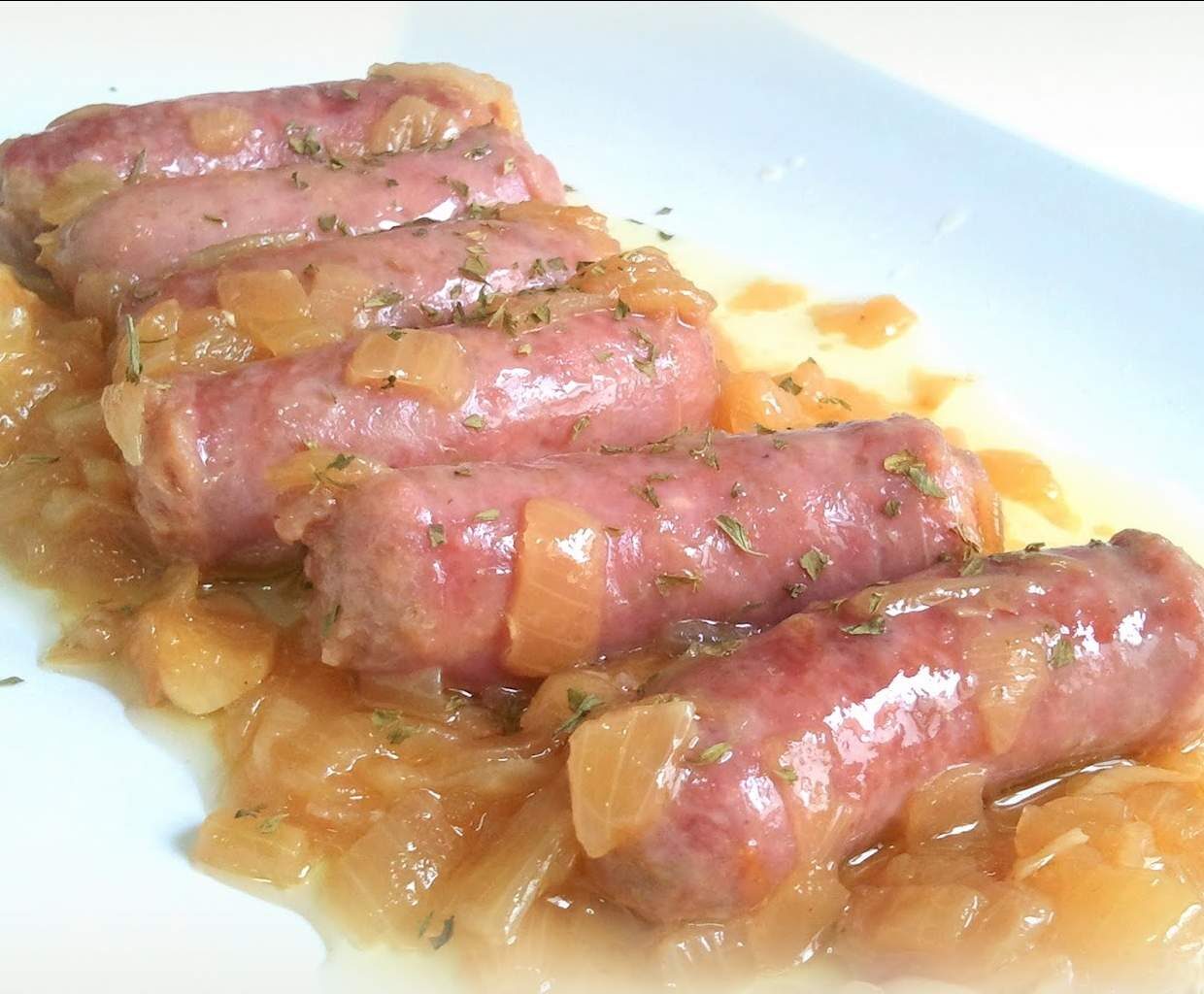 Saucisses au vin blanc