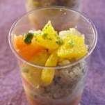 saumon, agrumes et quinoa