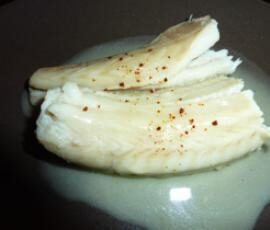 Saumonette au beurre salé safrané