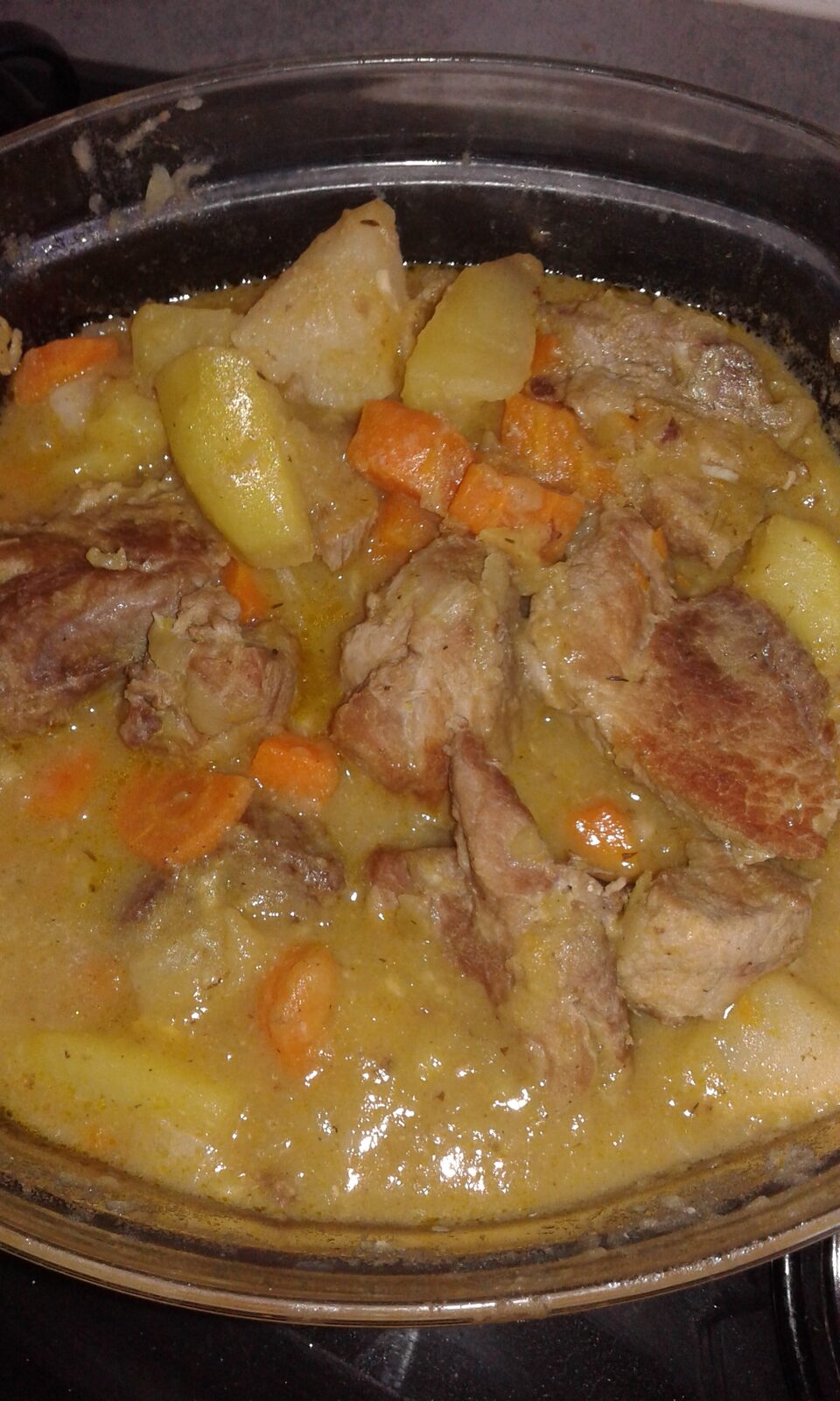 Sauté de porc aux légumes d'hiver