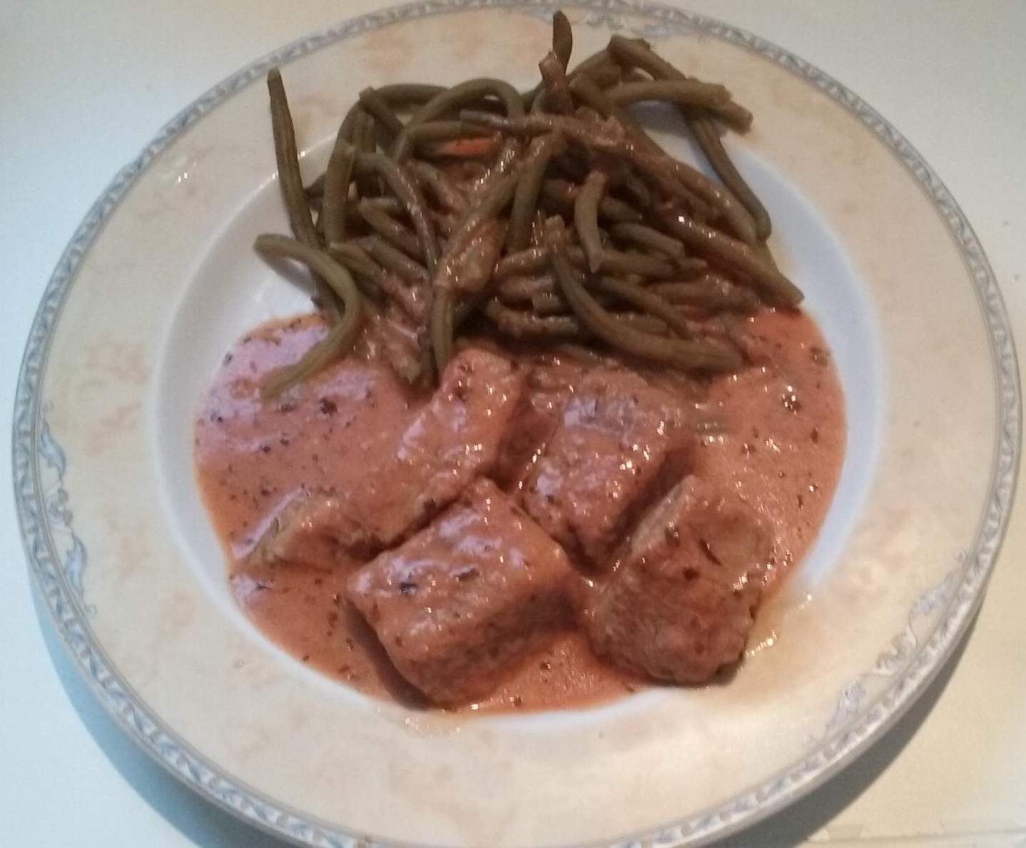 Sauté de veau à la moutarde et estragon