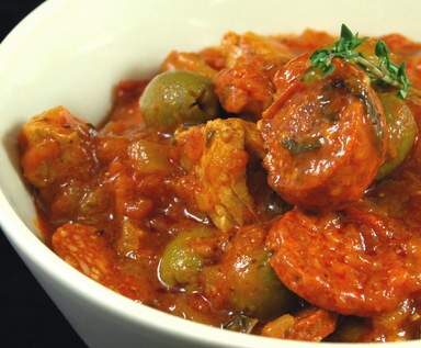 saute de veau chorizo