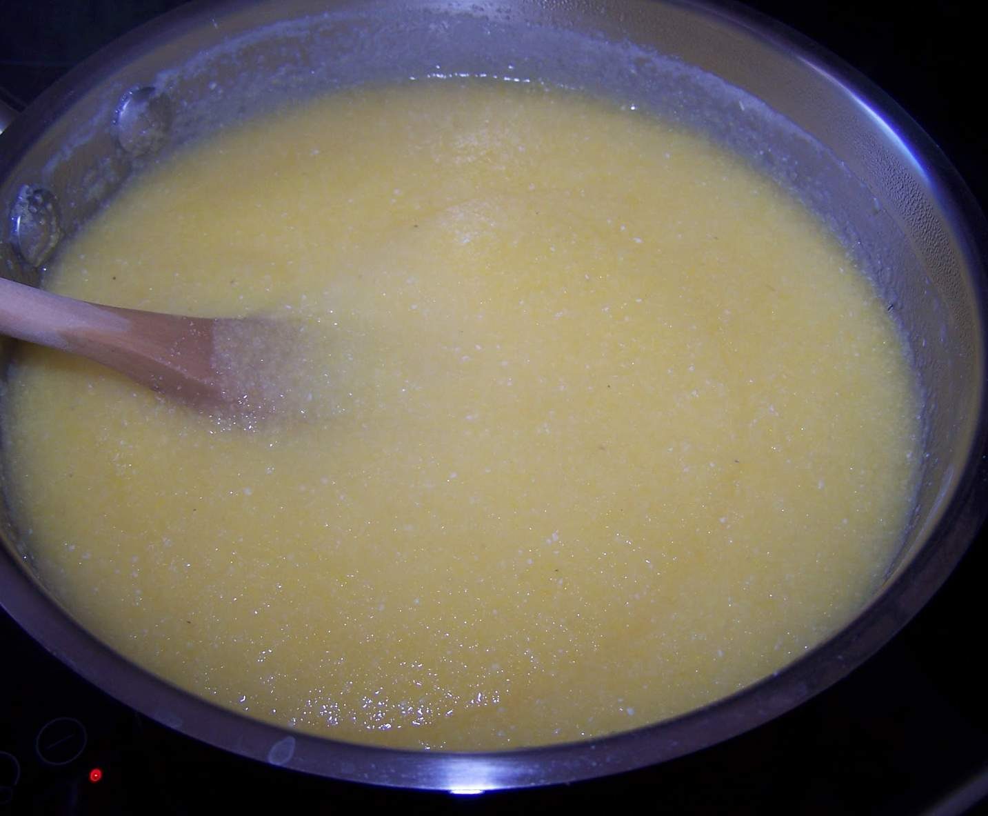 semoule salée au fromage (parmesan ou autre)