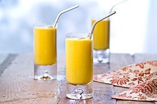 Smoothie à la mangue ou lassi à la mangue (spécialité indienne)