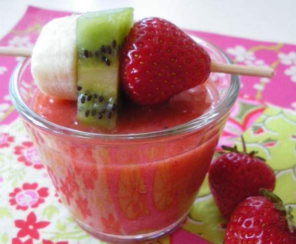 Smoothie Banane Fraise Kiwi