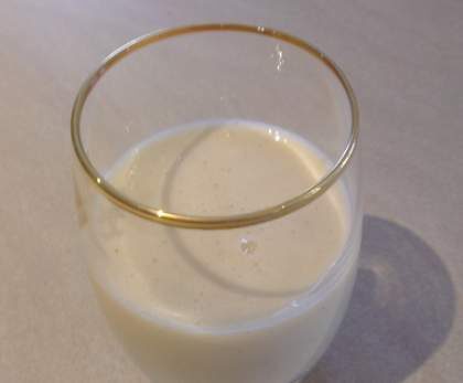 Smoothie banane vanille