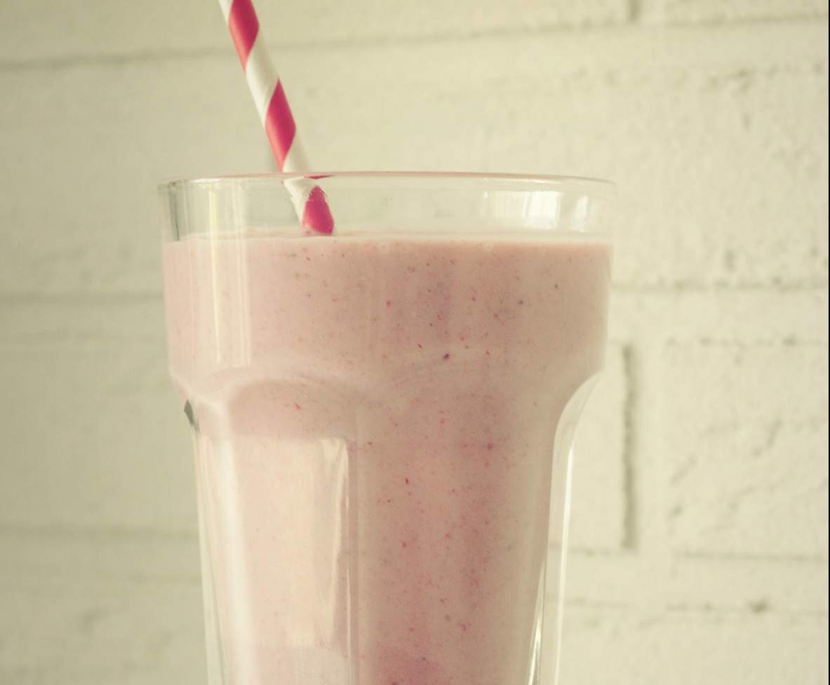 Smoothie fraise banane revisité