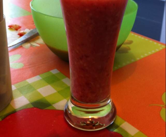 smoothie fraise banane !