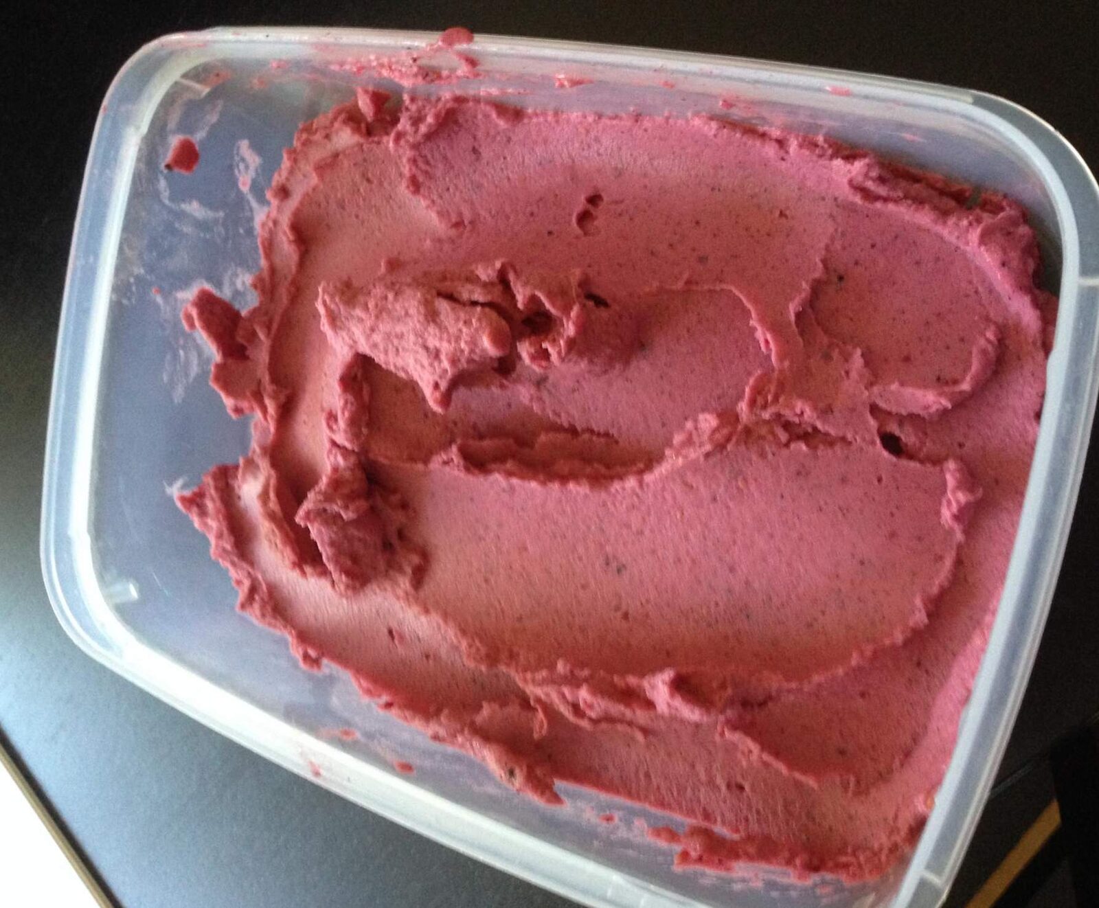 Sorbet a la myrtille