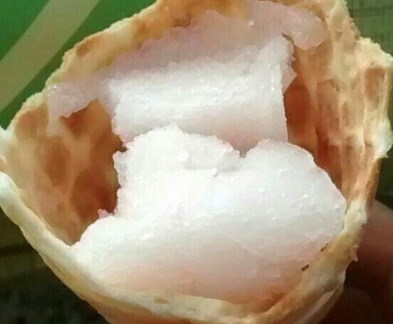 Sorbet au pamplemousse rose