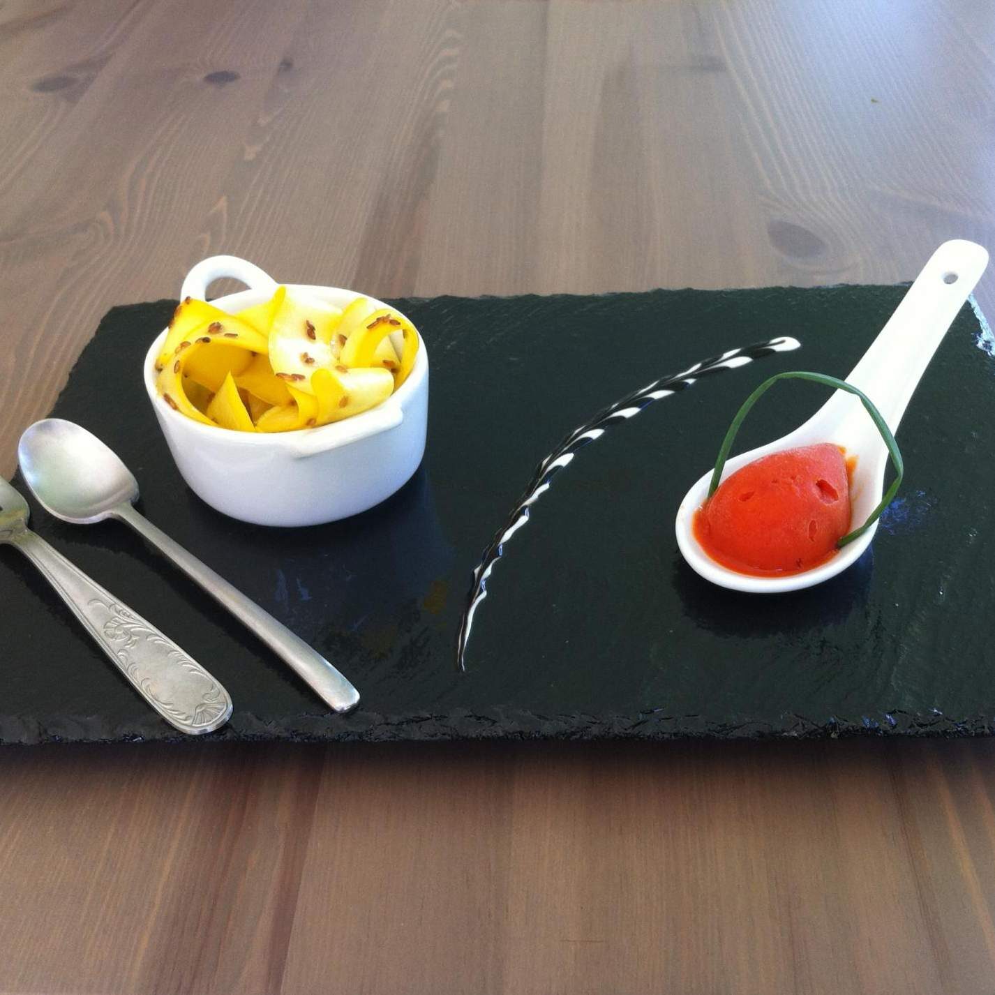 Sorbet salé au poivron rouge