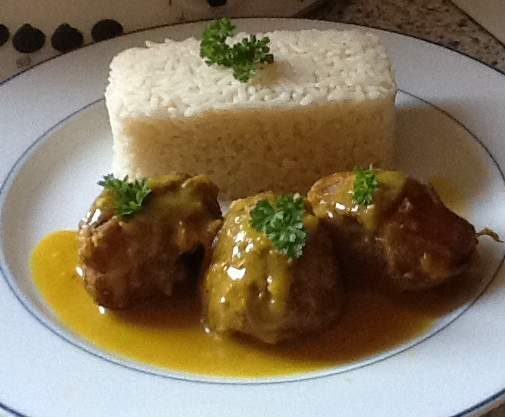 Sot l'y laisse de dinde à la sauce safranée