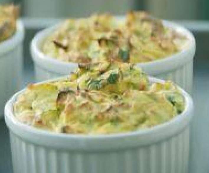 Soufflé de brocolis au comté