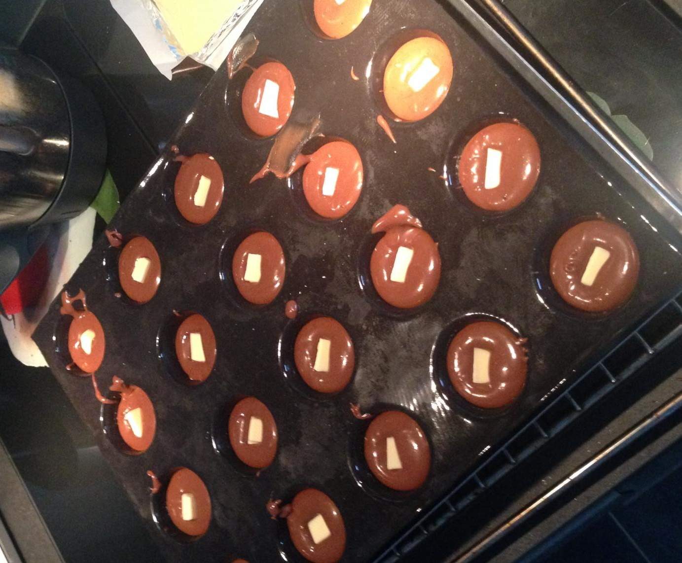 Soufflés au chocolat blanc