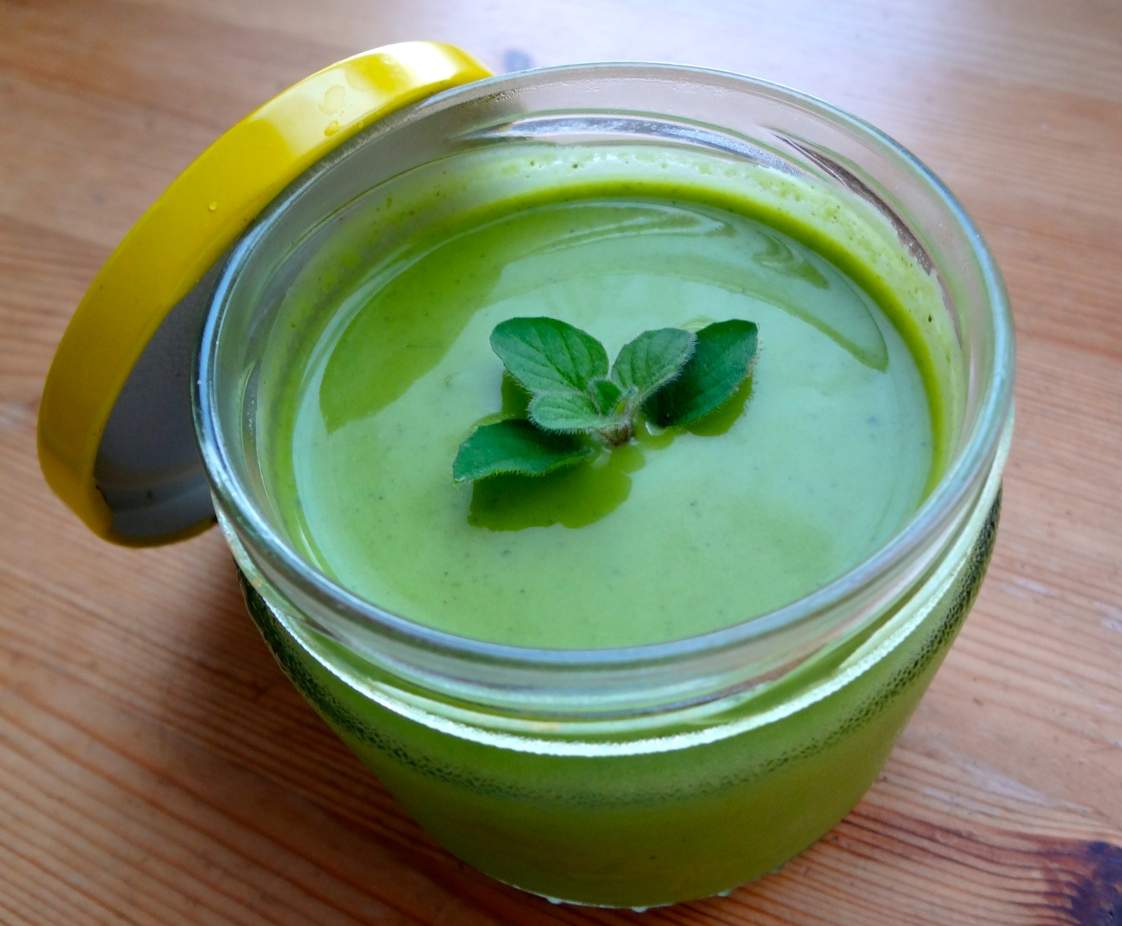 Soupe aux fanes de radis